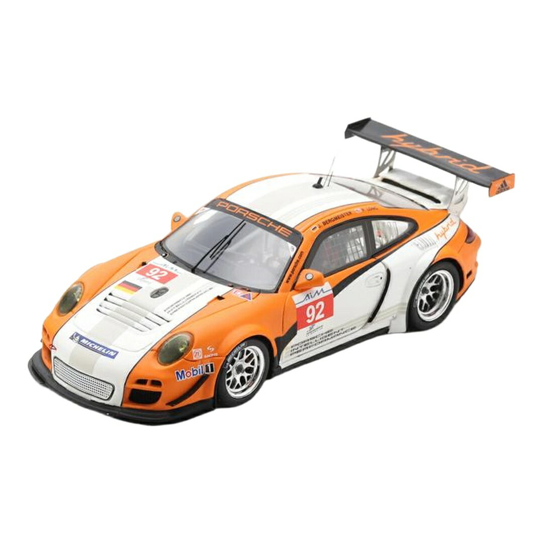 ポルシェ 997 GT3 R ハイブリッド 92 1000km珠海 2010 LMGTHクラス優勝 J. Bergmeister P. Long / Spark 1/43 ミニカ