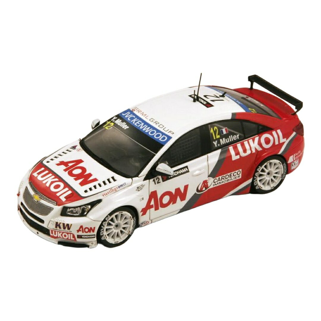 シボレー クルーズ 1.6T #12 ホワイト WTCC マカオ 2013 Y. Muller / Spark 1/43 ミニカー