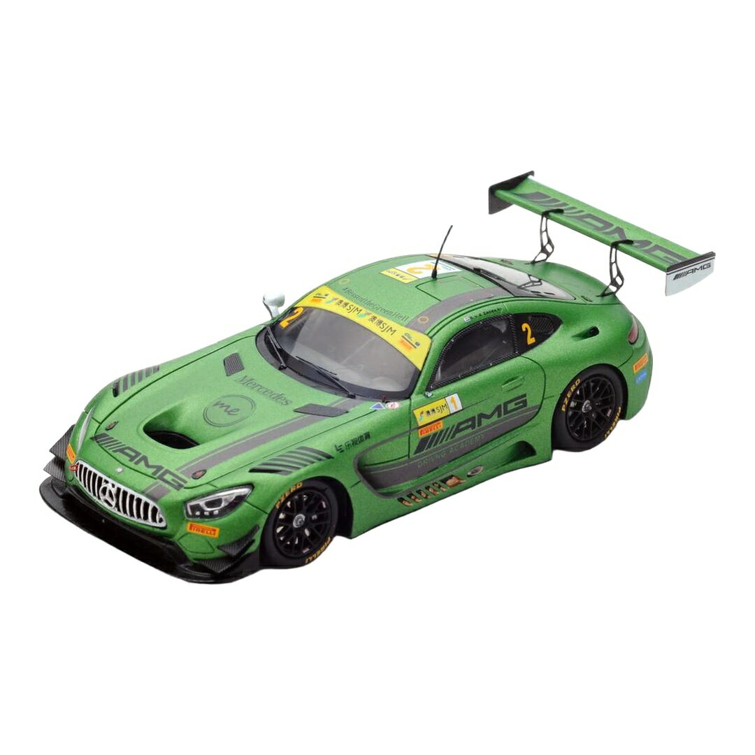 メルセデス・ベンツ AMG GT3 #2 マカオGTワールドカップ 2016 Renger van der Zande グリーン / Spark 1/43 ミニカー