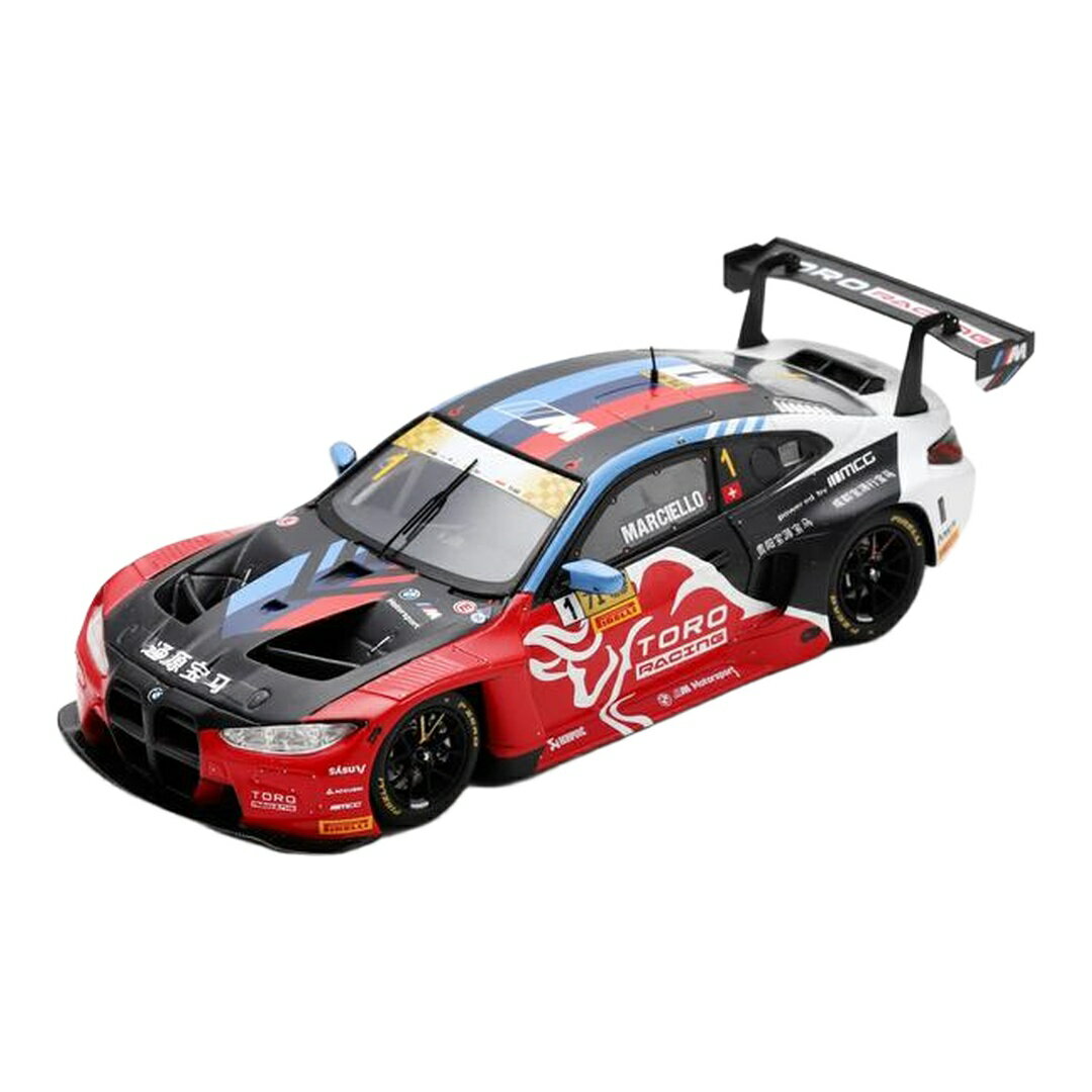 BMW M4 GT3 #1 チームトロレーシング FIA GTワールドカップ マカオ 2024 Raffaele Marciello / Spark 1/43 ミニカー 1