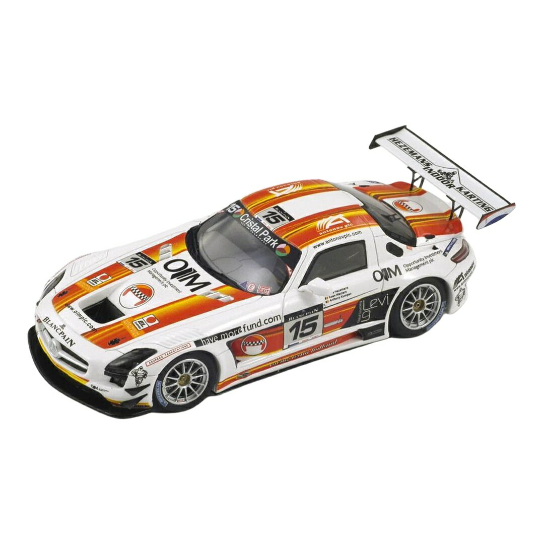 メルセデス・ベンツ SLS AMG #15 24時間スパ 2011 K.Wauters A.Kumpen M.Hezemans ホワイト / Spark 1/43 ミニカー