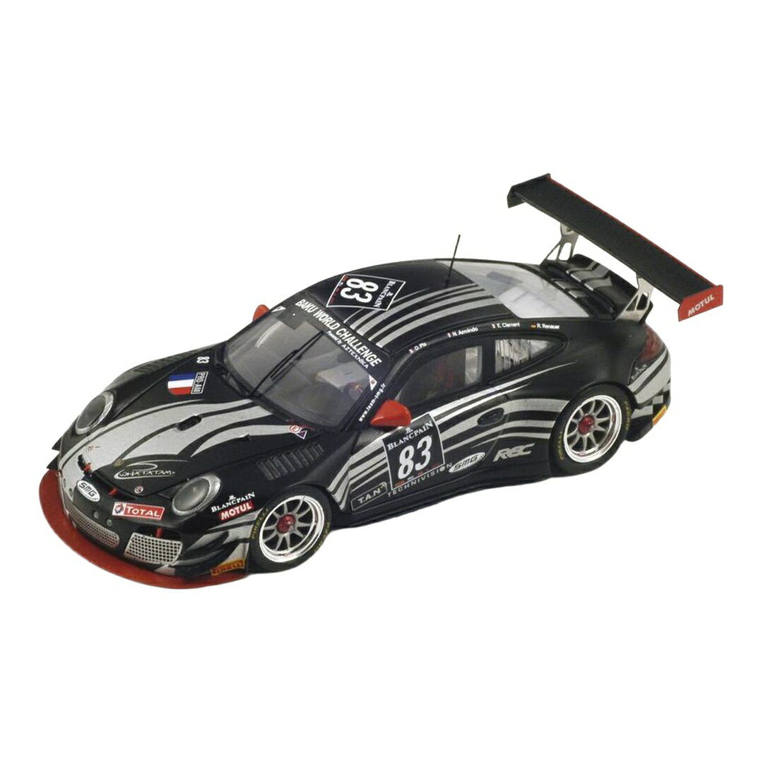 ポルシェ 997 GT3 R 83 24時間スパ 2013 O.Pla E.Clement N.Armindo R.Renauer / Spark 1/43 ミニカー