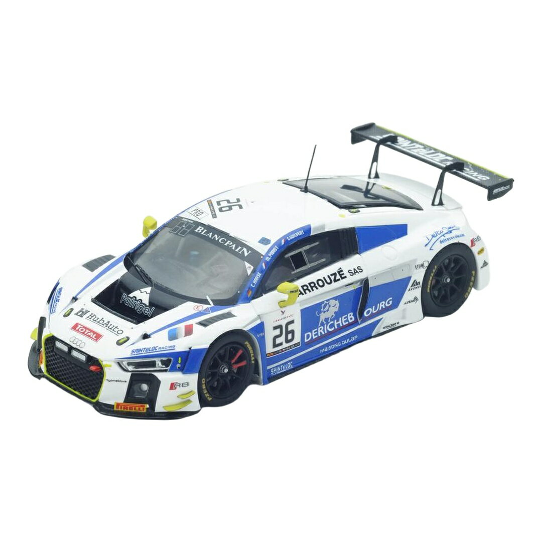 アウディ R8 LMS チーム サンテロックレーシング #26 ホワイト ブルー スパ24時間 2016 G.Guilvert M.Parisy C.Haase / Spark 1