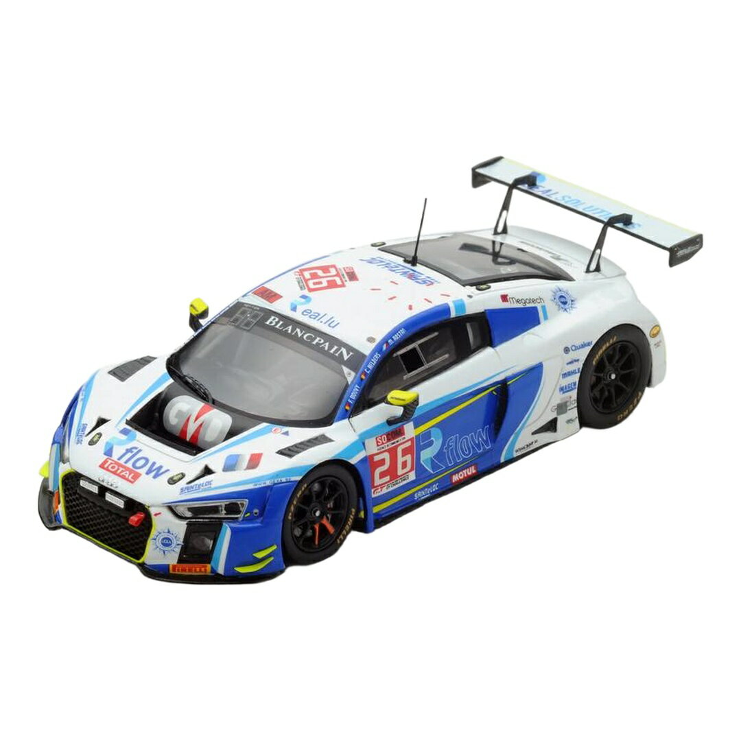 アウディ R8 LMS #26 チーム・サンテロック・レーシング 24時間スパ 2017 C.Kelders M.Rostan F.Bouvy ホワイト ブルー / Spark 1