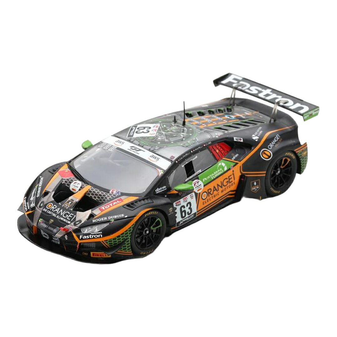 ランボルギーニ ウラカン Evo GT3 #63 チームオレンジ1 FFFレーシング 24時間スパ 2020 D.Lind M.Mapelli A.Caldarelli ブラック