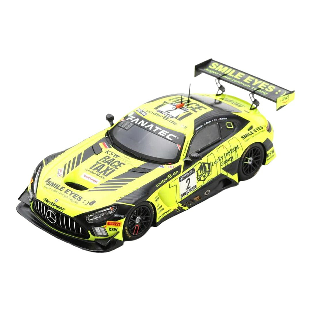 メルセデス・ベンツ AMG GT3 #2 24時間スパ 2021 イエロー ブラック N.Bastian F.Scholze O.Grotz J.Pla / Spark 1/43