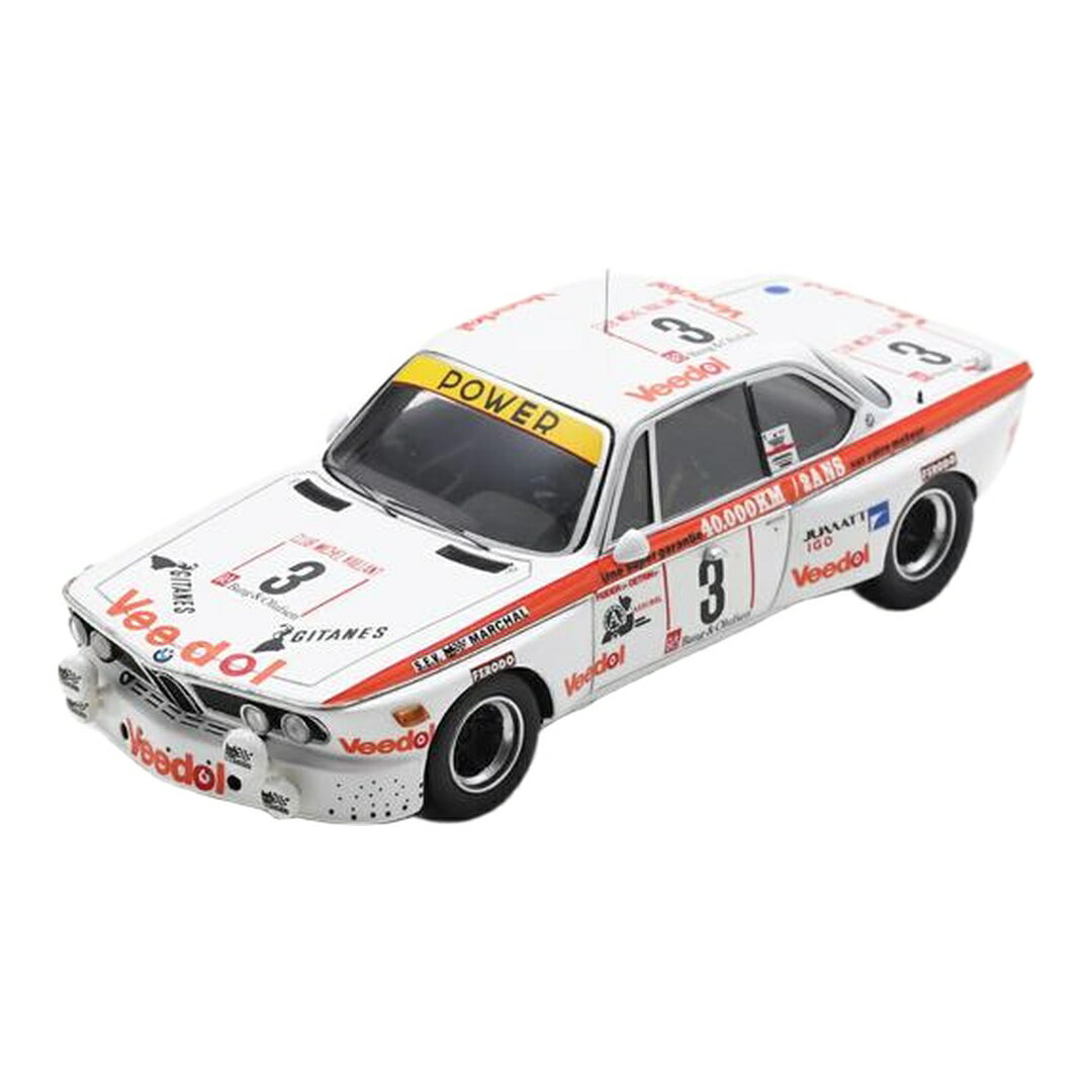 Rakuten - BMW 3.0 CSi #3 24時間スパ 1975 Jean Marie Detrin Jean Jacques Feider / Spark 1/43 ミニカー