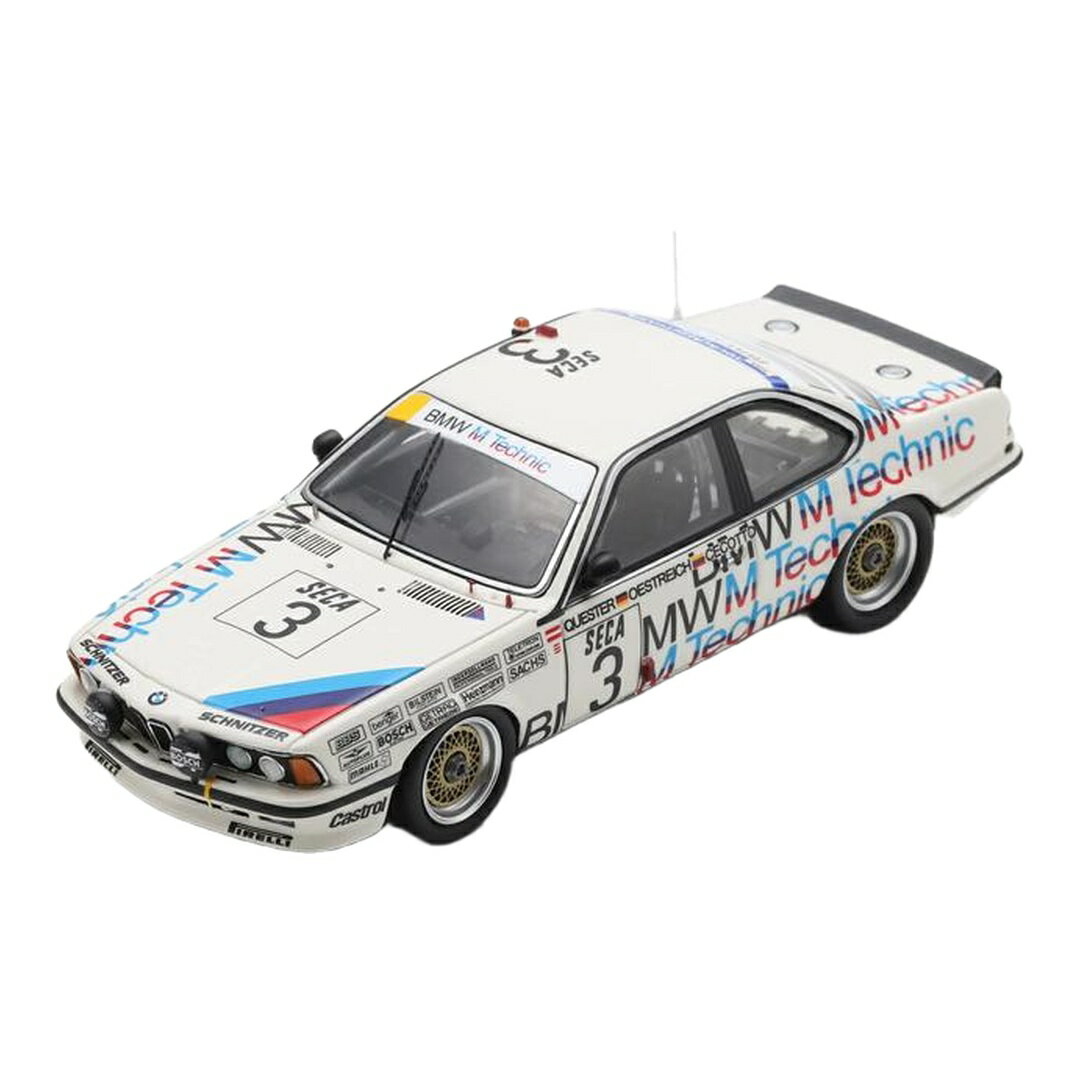 BMW 6シリーズ 635 CSi #3 チームBMWベルギー スパ24時間 1985 Johnny Cecotto Dieter Quester / Spark 1/43 ミニカ