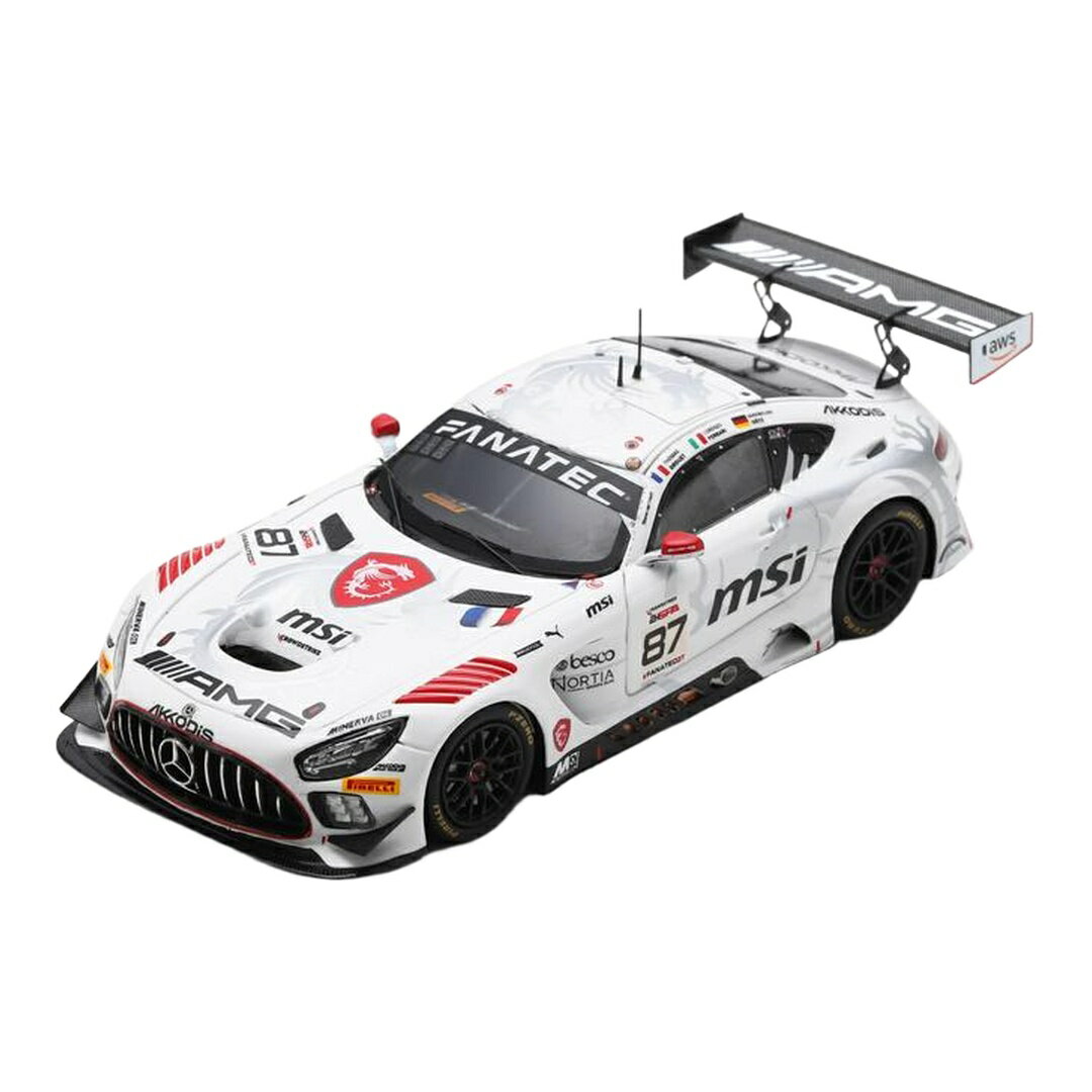 メルセデス・ベンツ AMG GT3 チーム アコディス ASP #87 スパ24時間 2023 L.Ferrari T.Drouet M.Gotz ホワイト / Spark 1/4