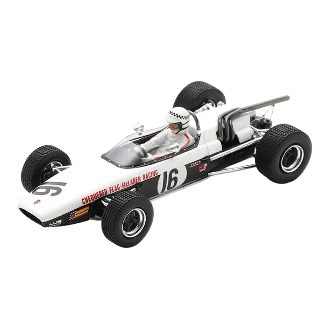 マクラーレン F2 M4A #16 ポーGP 1968 ホワイト ブラック G.Lawrence / Spark 1/43 ミニカー