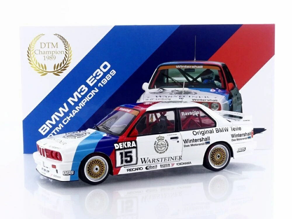 BMW - 【予約】 BMW M3 E30 #15 DTM チャンピオン 1989 ロベルト・ラヴァーリア ホワイト / WERK 83 1/18 ミニカー
