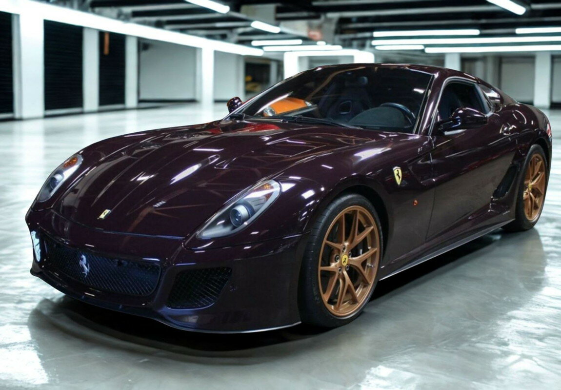 Ferrariフェラーリ 599 GTO 2010 made in Italy Vinaccia gold wheels / BBR 1/18 ミニカー