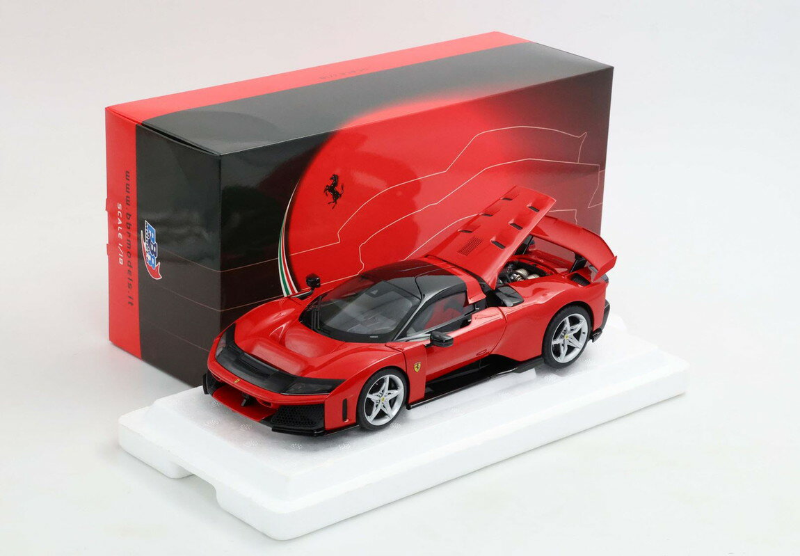 Ferrariフェラーリ F80 metal diecast full open Rosso Corsa POLYFOAM PACK / BBR 1/18 ミニカー