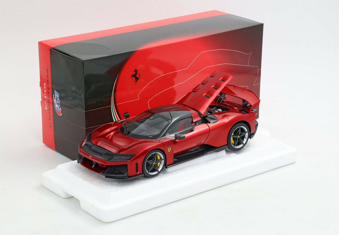 Ferrariフェラーリ F80 metal diecast full open Rosso Supercar POLYFOAM PACK / BBR 1/18 ミニカー