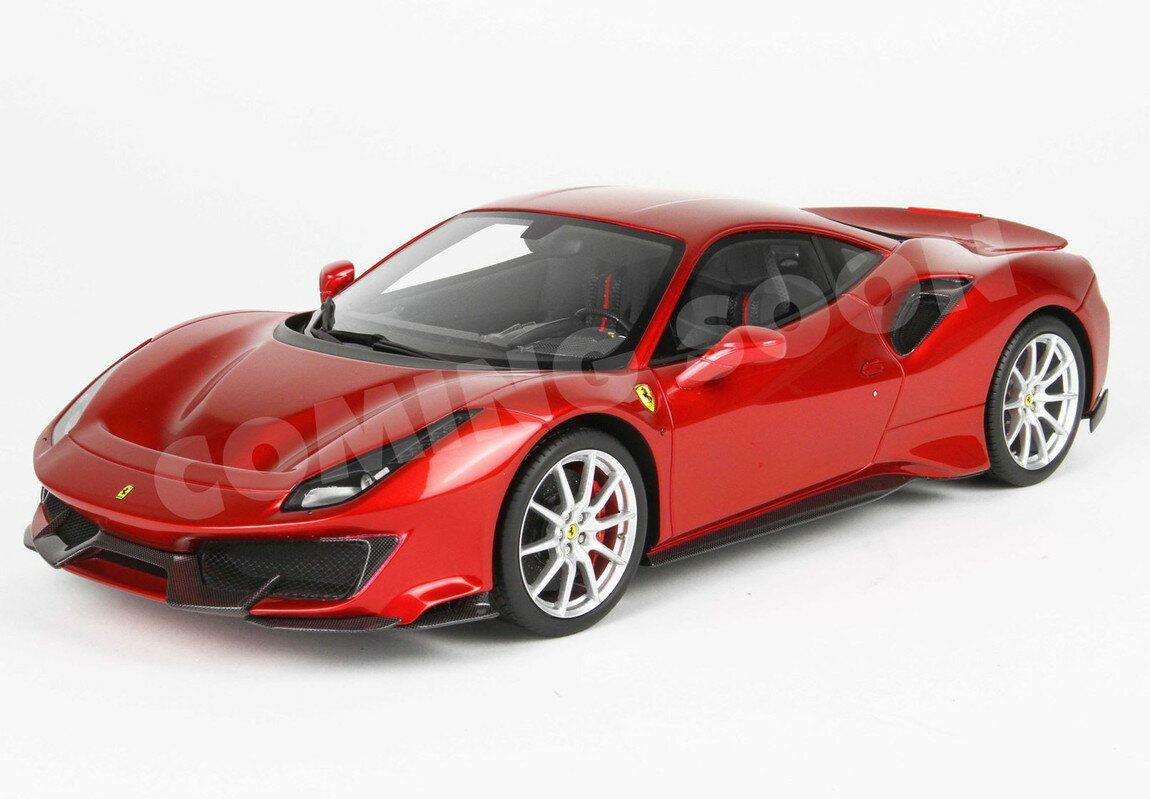 Ferrariフェラーリ 488 Pista metal diecast full open Rosso Fuoco LUXURY PACK / BBR 1/18 ミニカー