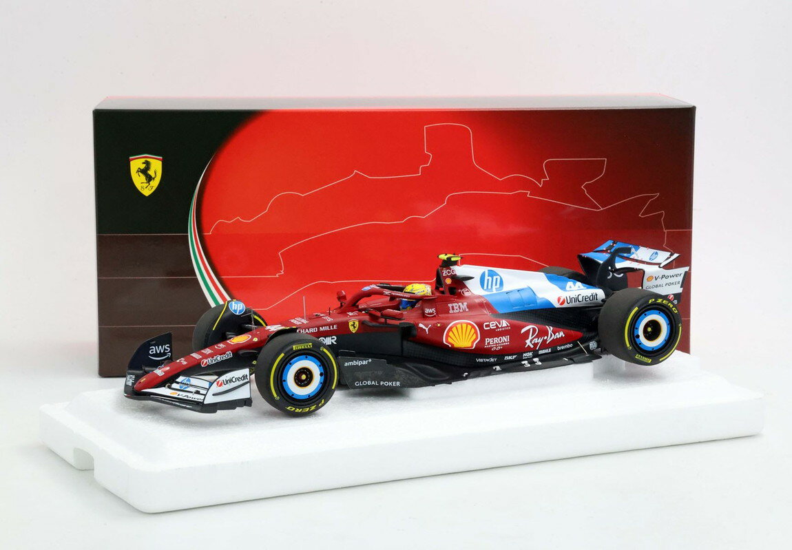 Ferrariフェラーリ SF25 F1 Miami GP Special Livery Lewis Hamilton polyfoam / BBR 1/18 ミニカー