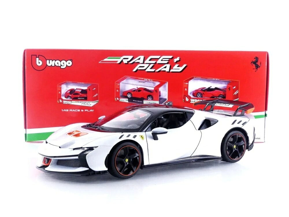 Rakuten - フェラーリ SF90XX ストラダーレ 2024 ホワイト / Bburago 1/18 ミニカー