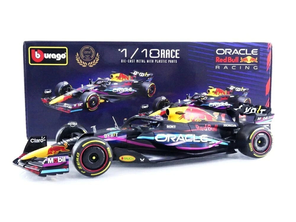 レッドブル RB19 マックス・フェルスタッペン 2023 マイアミGP優勝車 #1 / Bburago 1/18 ミニカー