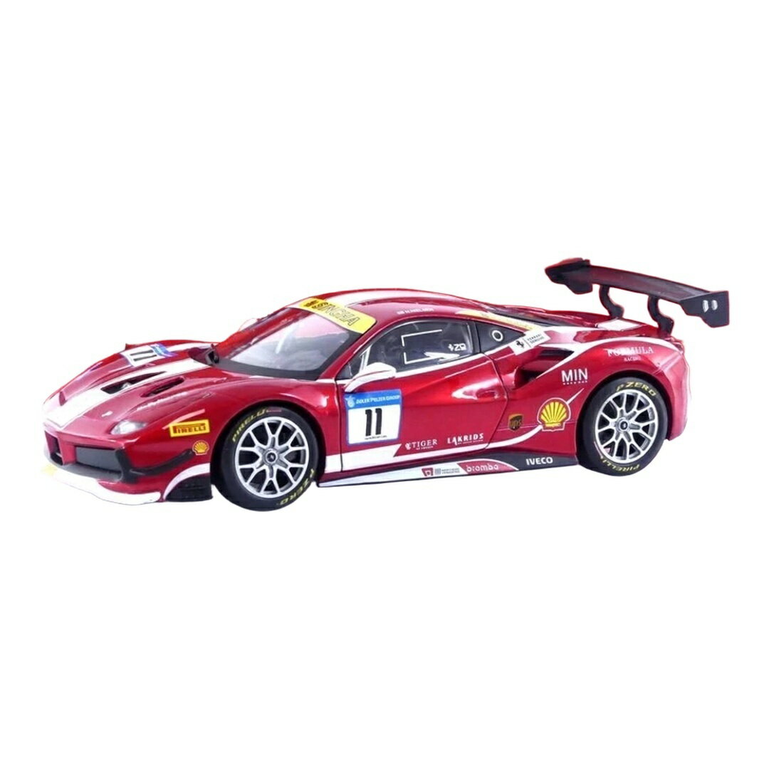 フェラーリ 488 チャレンジ 2017 #11 レッド / Bburago 1/24 ミニカー