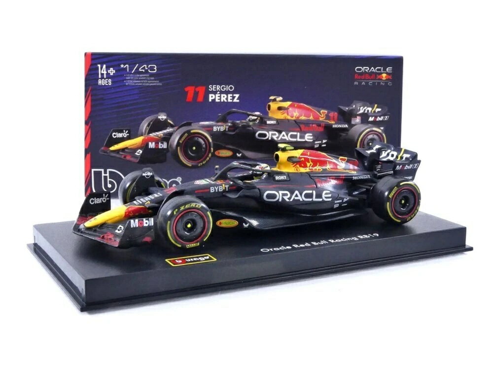 Rakuten - レッドブル RB19 #11 セルジオ・ペレス 2023 ブラック / Bburago 1/43 ミニカー