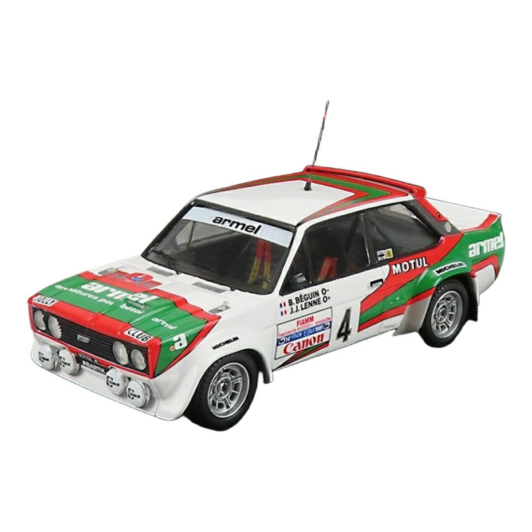  Fiatフィアット 131 Abarthアバルト #4 ラリー・イゾラ・デルバ 1981 B.Beguin J.J.Lenne ホワイト/レッド/グリーン 150台限定 / Trofeu 1/43 ミニカー