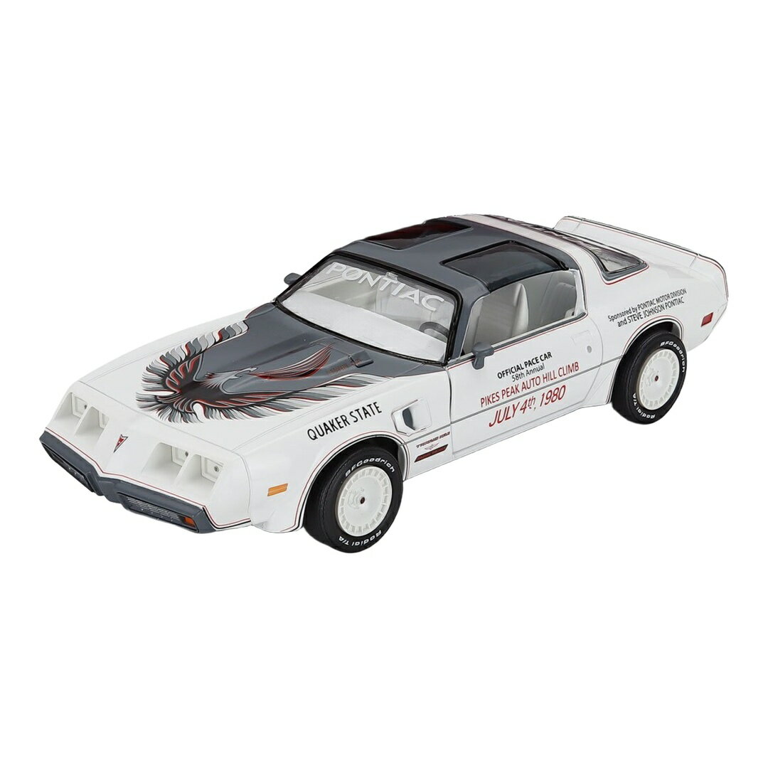 Pontiacポンティアック Firebird Trans Am 1980 オフィシャルペースカー パイクスピークヒルクライム ホワイト / Greenlight 1/24 ミニカー