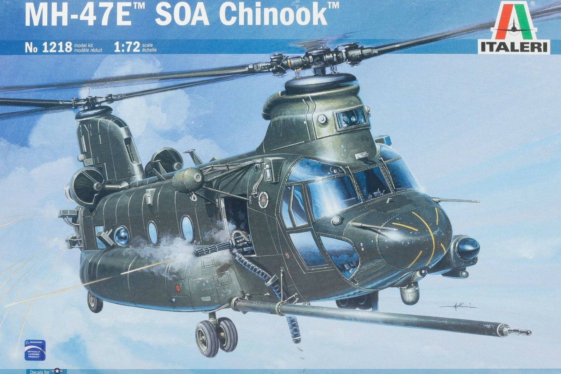 Rakuten - Boeing MH-47E SOA Chinook 組み立てプラモキット模型 ヘリコプター /Italeri 1/72