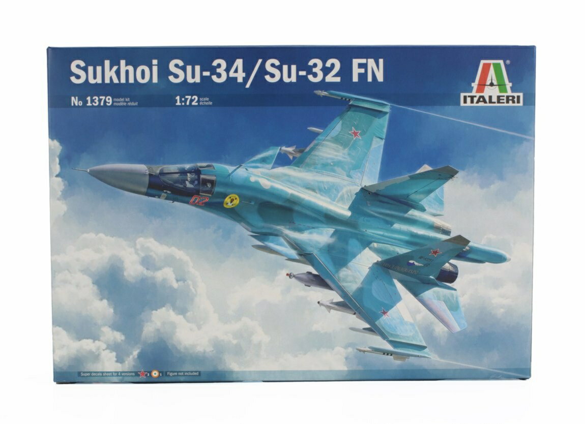 Sukhoiスホイ Su-34/Su-32 FN ブルー #02 モデルキット / ITALERI 1/72 ミニカー ミリタリー模型