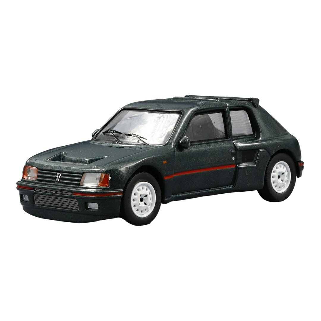 Peugeotプジョー 205 T16 1987 ダークグレーメタリック ダイキャストモデル ミニカー /IXO 1/43