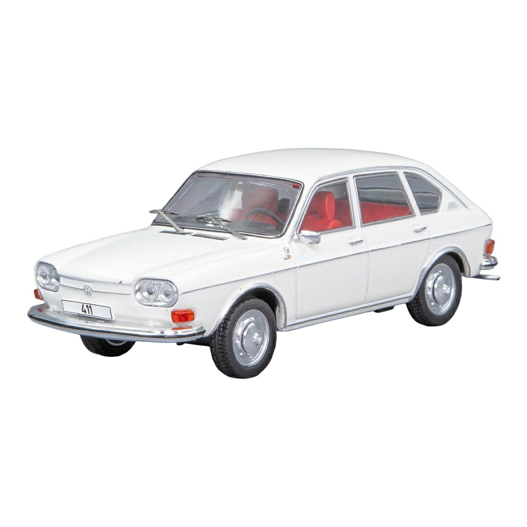 VWフォルクスワーゲン 411 LE 1970 ホワイト ダイキャストモデル ミニカー /IXO 1/43