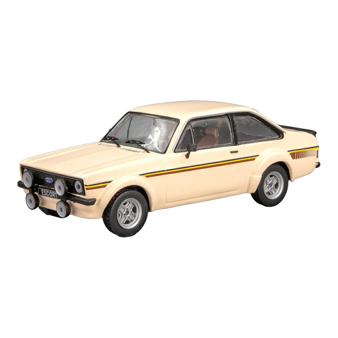 Fordフォード Escortエスコート MK II 1980 ベージュ ダイキャストモデル ミニカー /IXO 1/43