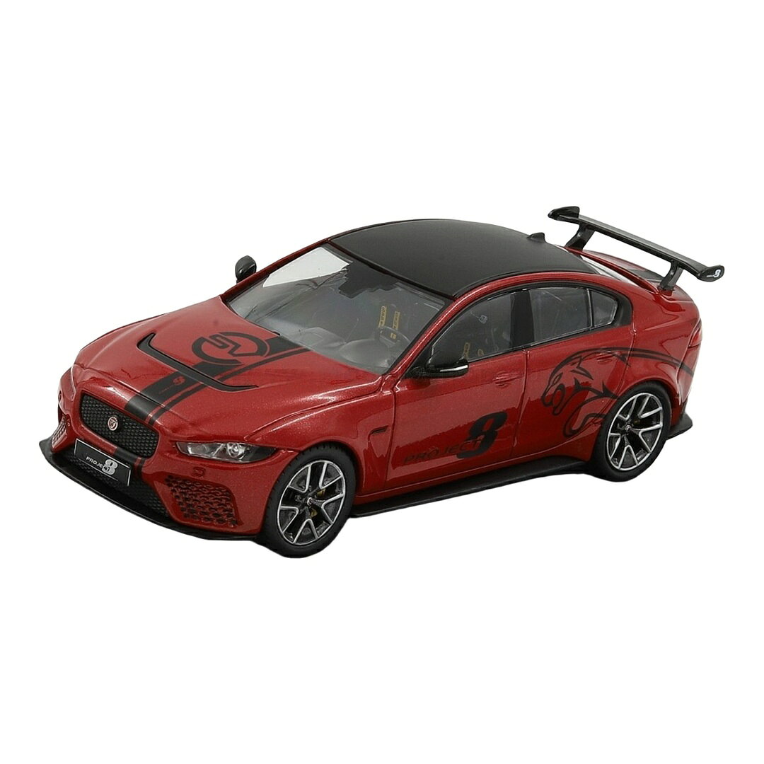 Jaguarジャガー XE SV Project 8 2017 メタリックダークレッド ダイキャストモデル ミニカー /IXO 1/43