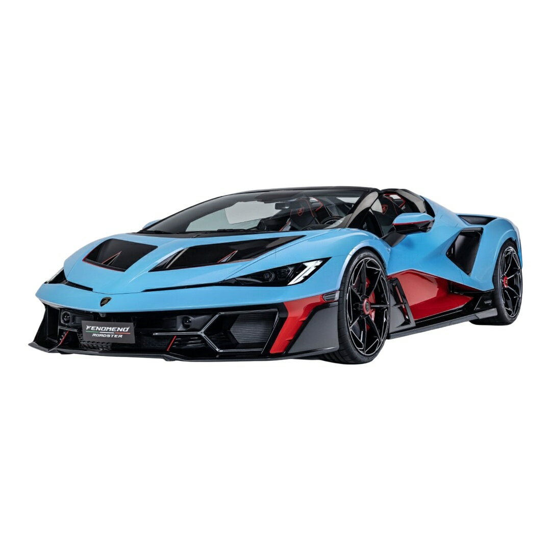 2026年発売予定 Lamborghiniランボルギーニ Fenomenoフェノメノ ロードスター 2025 ブルーセフェウス/ロッソマーズ 限定生産 ケース付 / MR Collection 1/18 ミニカー