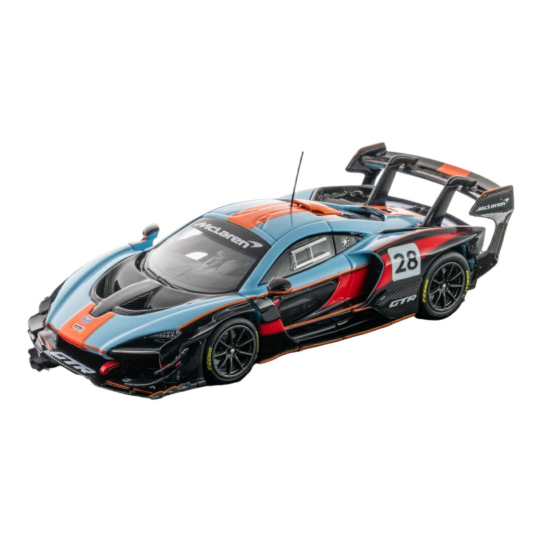 2026年発売予定 McLarenマクラーレン Senna GTR #28 Gulf Racing 2021 ライトブルー/ブラック/レッド / LCD 1/64 ミニカー