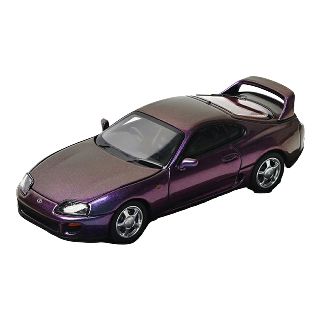 【予約】2026年発売予定 Toyotaトヨタ Supraスープラ MKIV A80 クーペ 1993 カメレオンパープル エンジン詳細仕様 / LCD 1/64 ミニカー