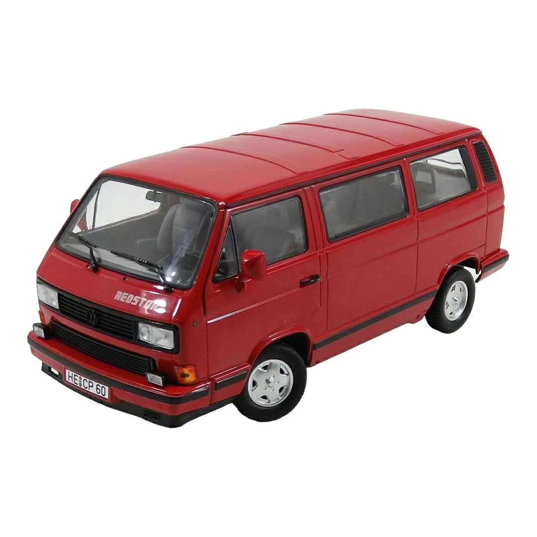  VWフォルクスワーゲン T3 Multivan ミニバス Red Star 1992 レッド 800台限定 / Norev 1/18 ミニカー