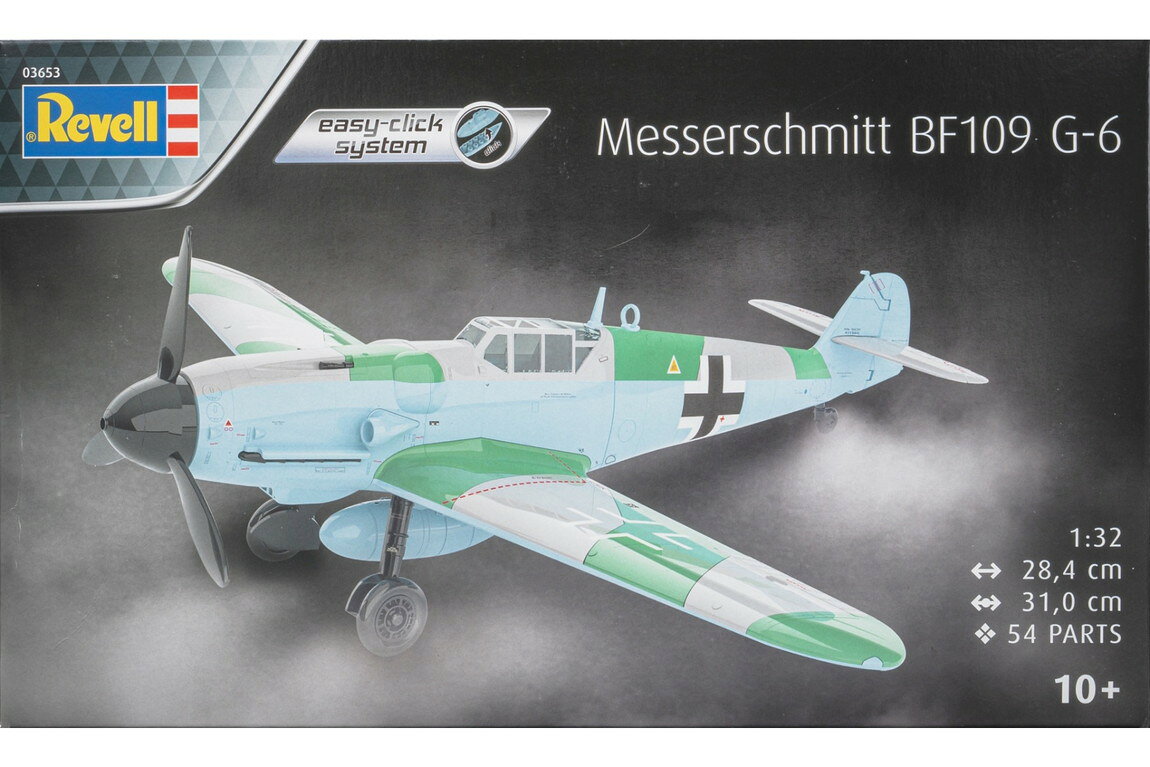 Messerschmitt Bf 109G-6 easy-click system 組み立てプラモキット模型 戦闘機 /Revell 1/32