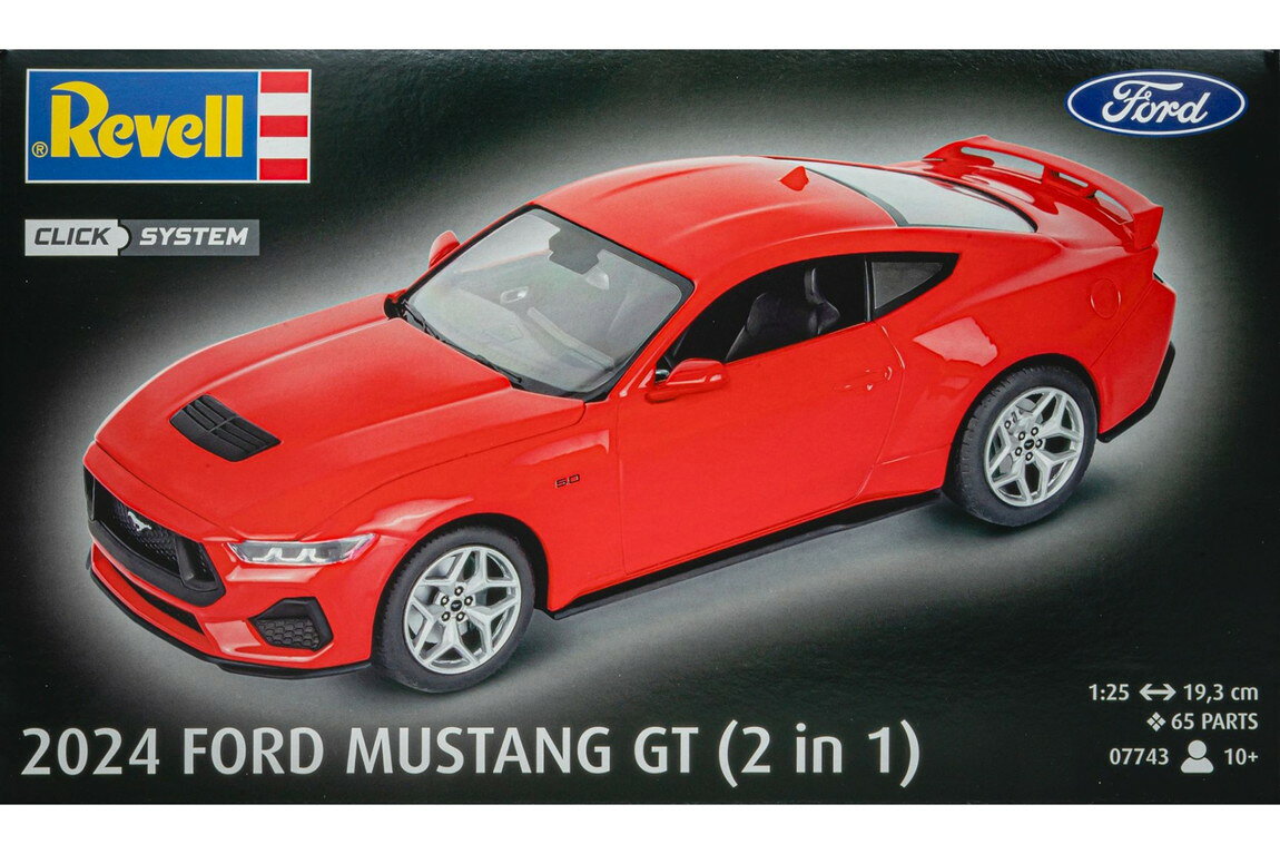 2024 Ford Mustang GT フォード マスタング GT 2in1 easy-click system 組み立てプラモキット模型 カーモデル /Revell 1/25