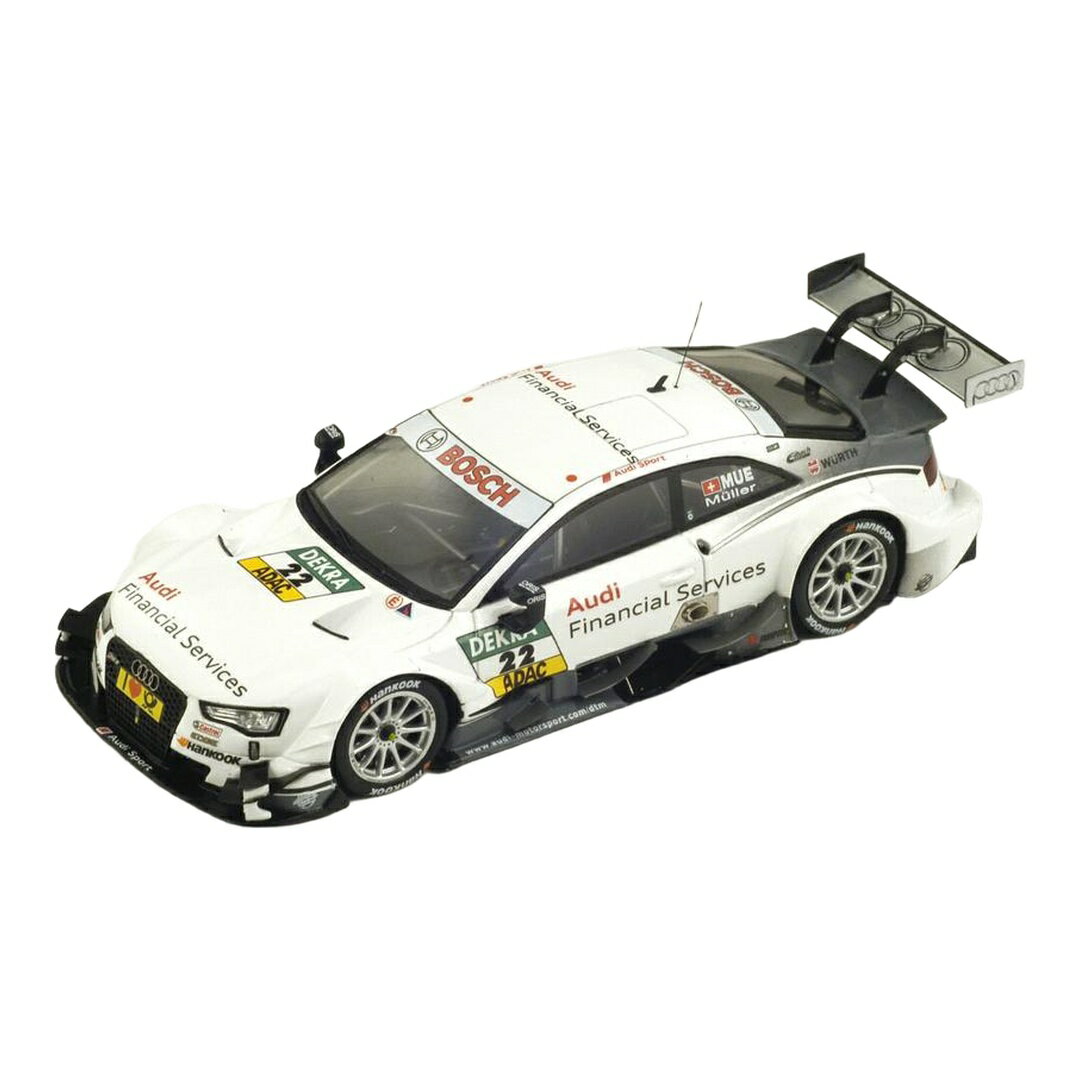 アウディ RS5 チーム アウディスポーツ ロズベルグ #22 DTM 2014 ホワイト N.Muller / Spark 1/43 ミニカー