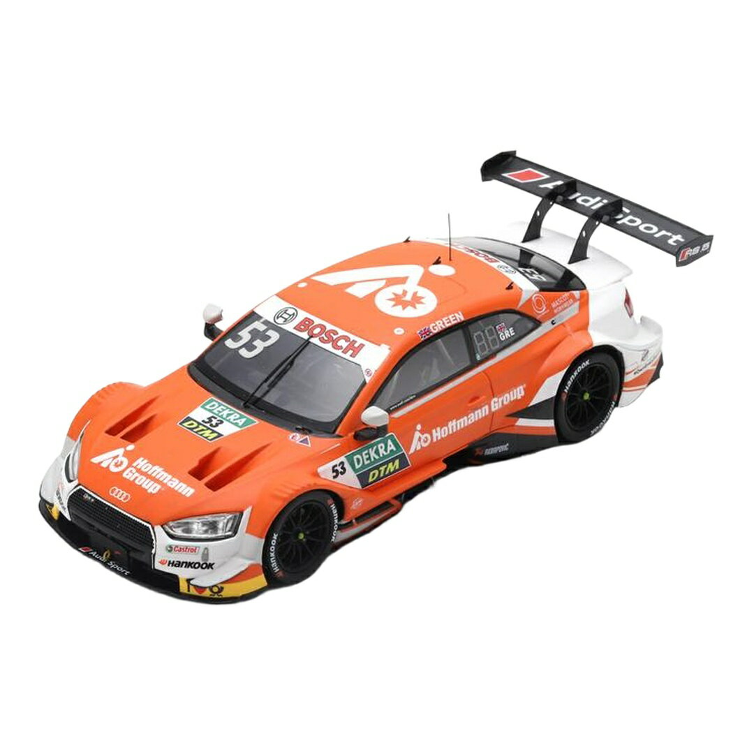 アウディ RS5 Audi Sport Team Rosberg #53 オレンジ ホワイト DTM 2019 Jamie Green / Spark 1/43 ミニカー