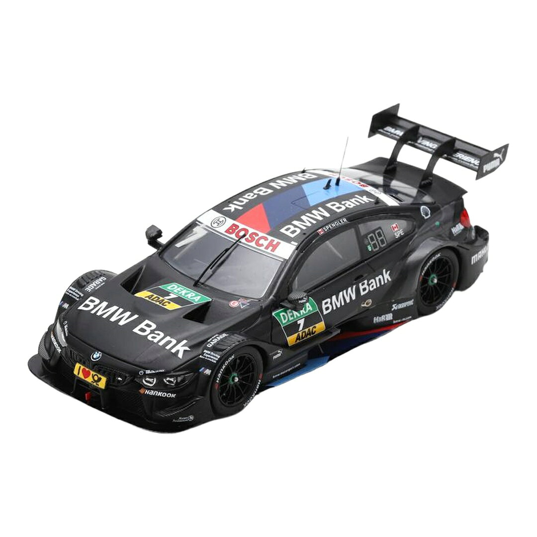 BMW M4 チームRBM #7 DTM ホッケンハイム 2018 ブラック B.Spengler / Spark 1/43 ミニカー