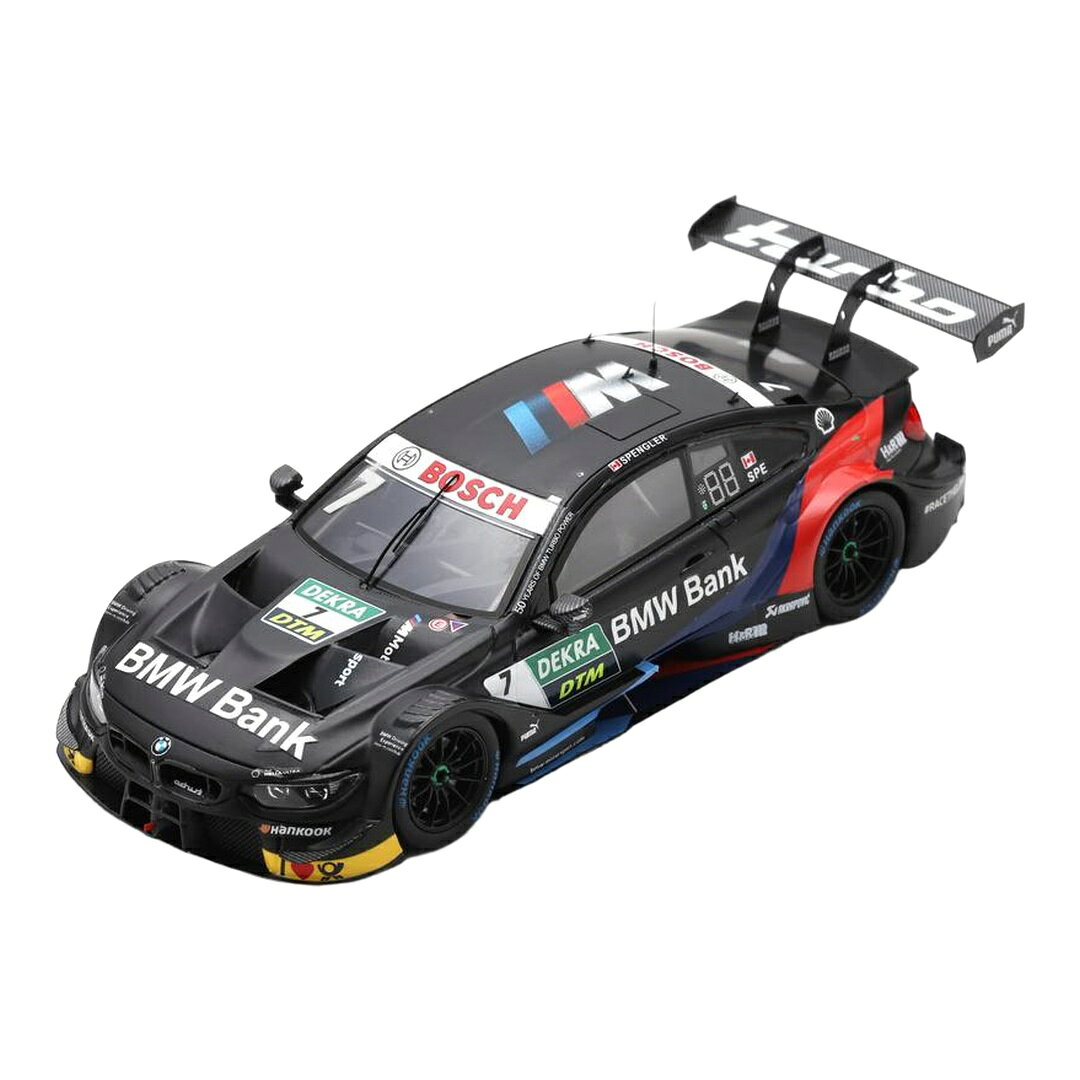 BMW M4 #7 DTM ホッケンハイム 2019 ブラック Bruno Spengler / Spark 1/43 ミニカー