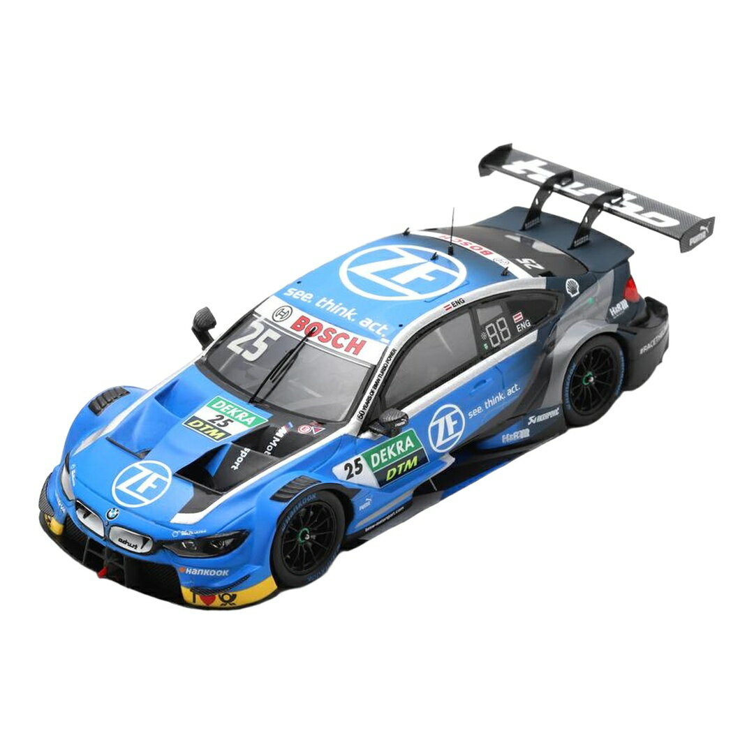 BMW - BMW M4 ZF Team RBM #25 DTM ホッケンハイム 2019 Philipp Eng ブルー / Spark 1/43 ミニカー