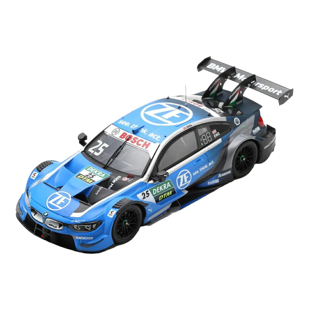 Rakuten - BMW M4 ZF Team RBM #25 DTM ホッケンハイム 2020 Philipp Eng ブルー / Spark 1/43 ミニカー