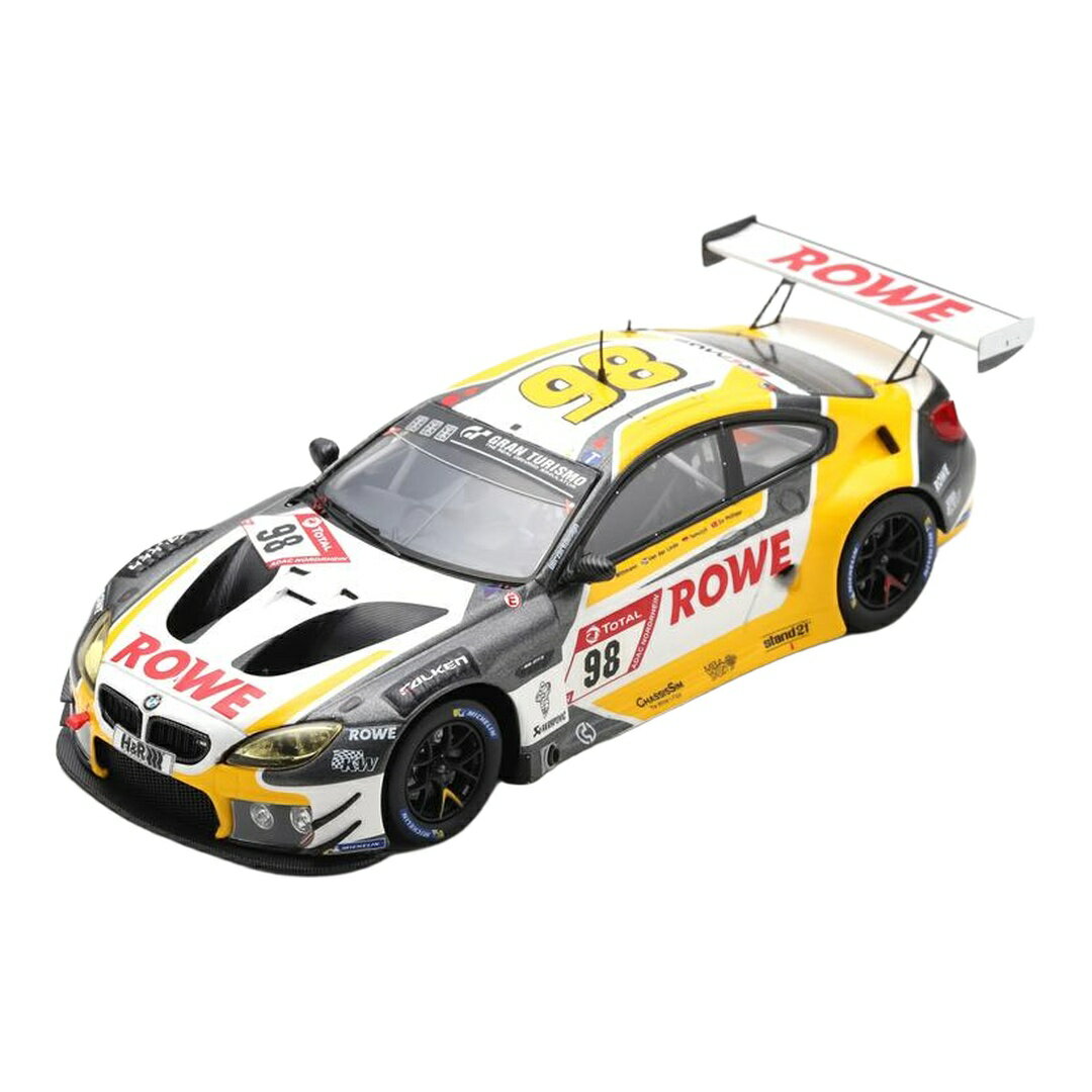 BMW M6 GT3 #98 チーム・ロウ・レーシング 24時間ニュルブルクリンク 2021 ホワイト イエロー ブラック C.De Philippi M.Tomczyk S.Va