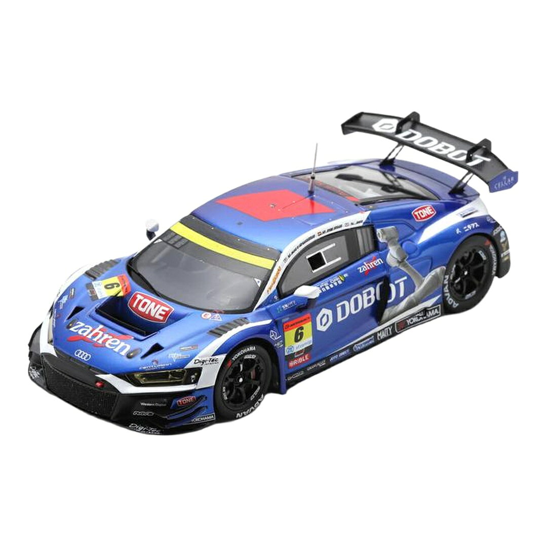 アウディ R8 LMS #6 Team Dobot ブルー SUPER GT 2023 GT300クラス Y.Katayama R.M.Muntan S.Jin / Spark 1