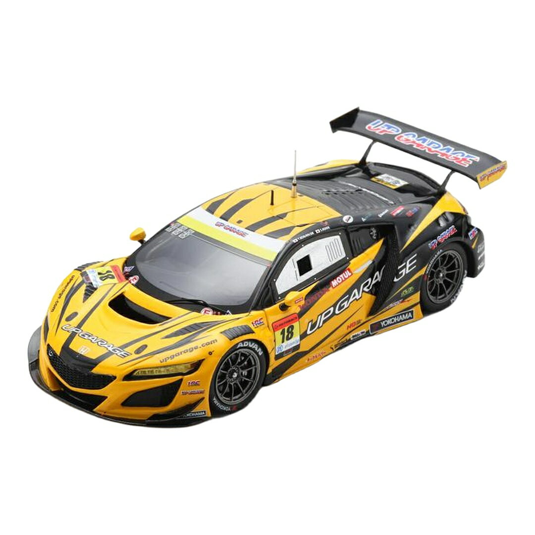 ホンダ NSX GT3 Evo22 チームアップガレージ 18 GT300クラス スーパーGT 2023 T.Kobayashi S.Koide イエロー ブラック / Spar