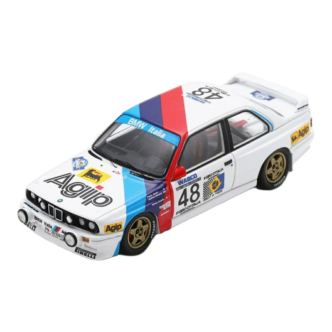 BMW M3 E30 #48 ホワイト ジロ・デ・イタリア 1988 A.Zanussi P.Amati J.Cecotto / Spark 1/43 ミニカー
