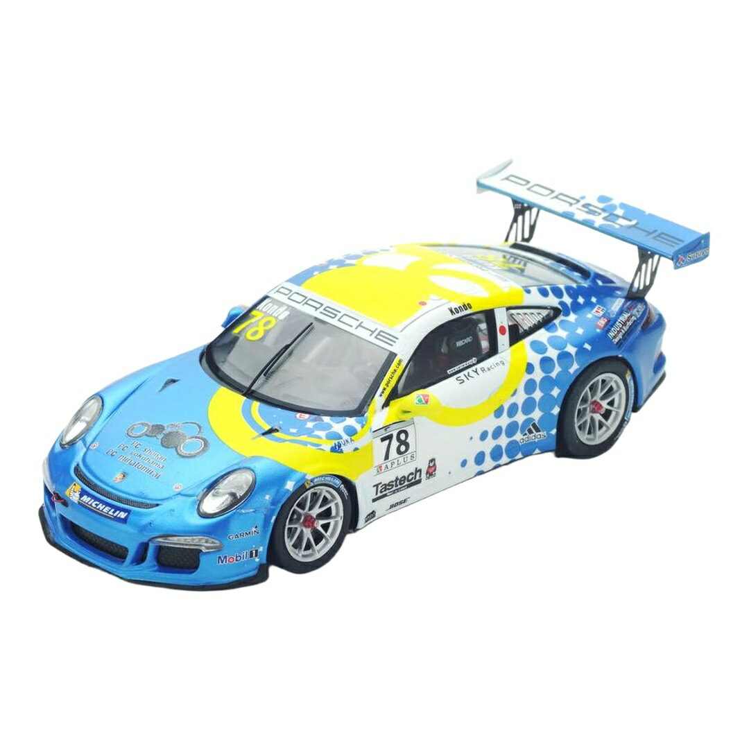 ポルシェ 911 991 カレラカップ #78 ブルー イエロー 2016 近藤翼 / Spark 1/43 ミニカー