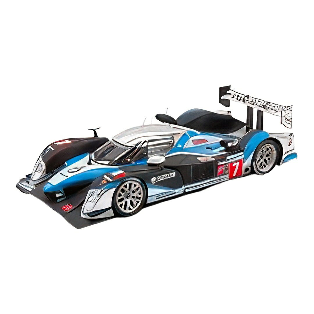 プジョー 908 #7 6位 24時間ルマン 2009 ブルー / Spark 1/43 ミニカー